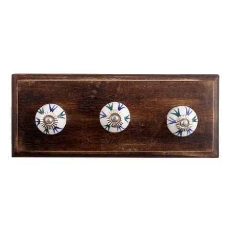 Shenandoah Grass Ceramic Wooden Hooks